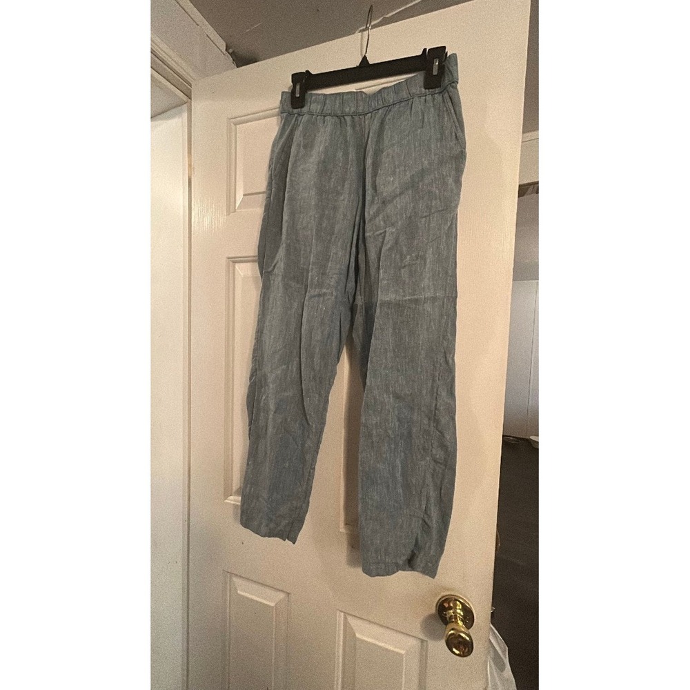 Rachel Roy Linen Pull-On Pants